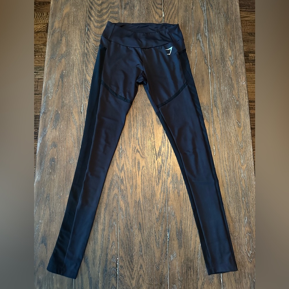 Black Mesh Gymshark Leggings